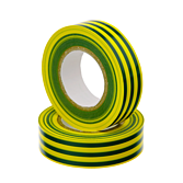 PVC-Isolierband Schwer entflammbar Gelb-Grün 10m