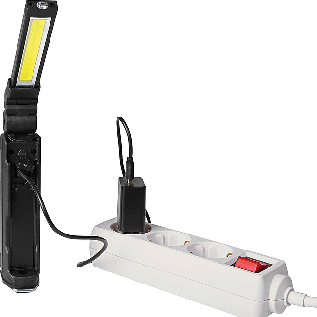 AP LED Arbeitsleuchte 600 l mit Ladestation schwarz