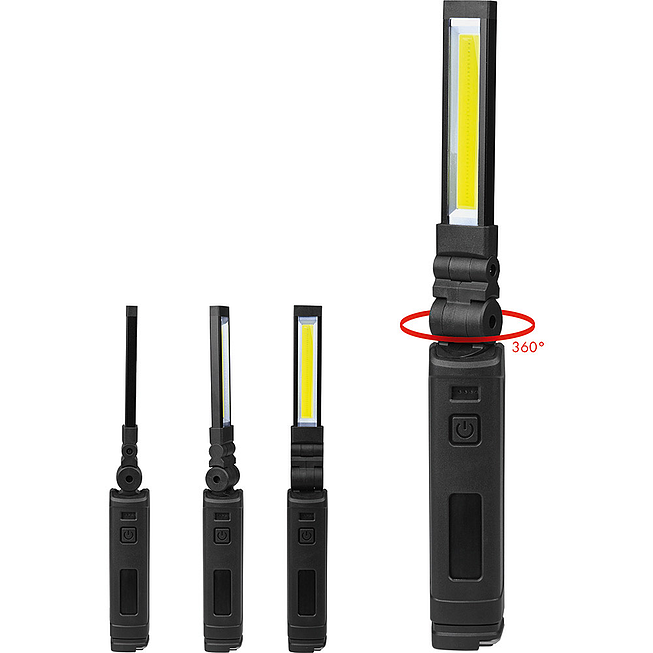 AP LED Arbeitsleuchte 600 l mit Ladestation schwarz