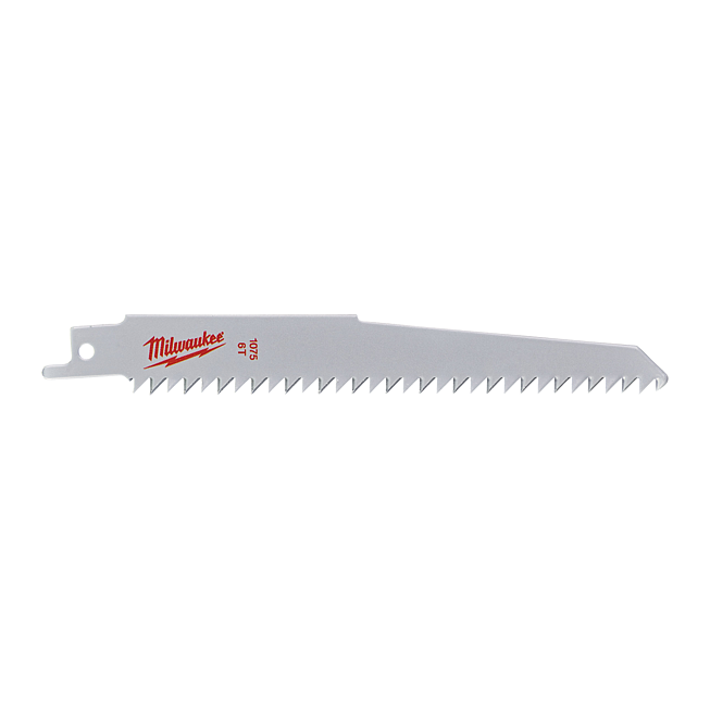 Milwaukee S&auml;bels&auml;geblatt Holz 150x4,2mm (6 TPI), unlackiert