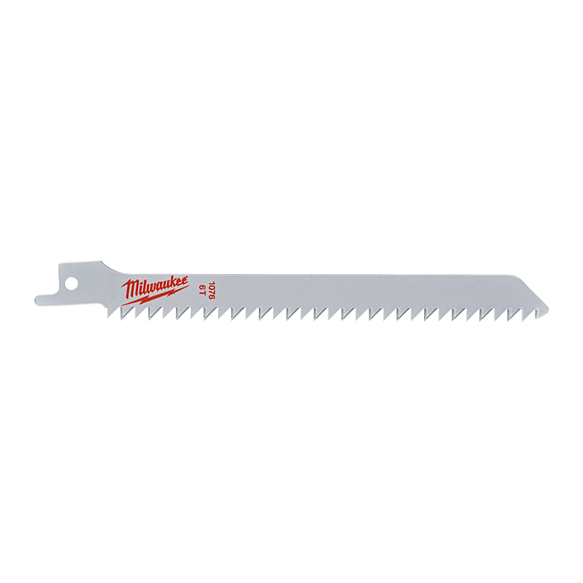 Milwaukee S&auml;bels&auml;geblatt Holz 150x4,2mm (6 TPI), unlackiert