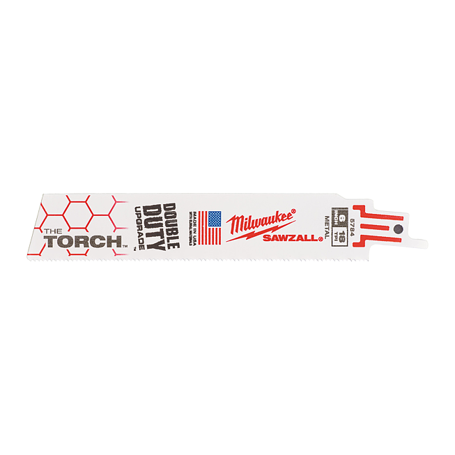 Milwaukee S&auml;bels&auml;geblatt Metall THE TORCH 150x1,4mm (18 TPI)