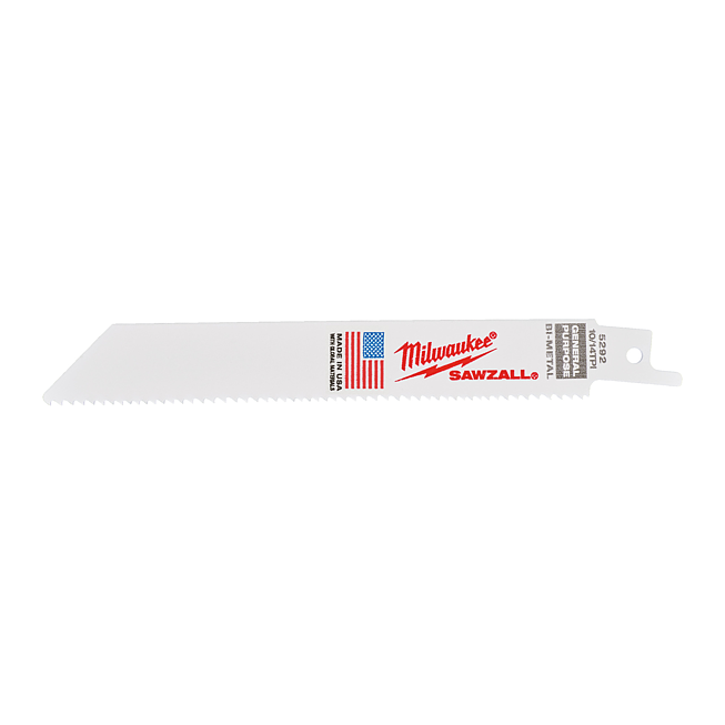 Milwaukee S&auml;bels&auml;geblatt flexibel 150x2,5/1,8mm (10/14 TPI)