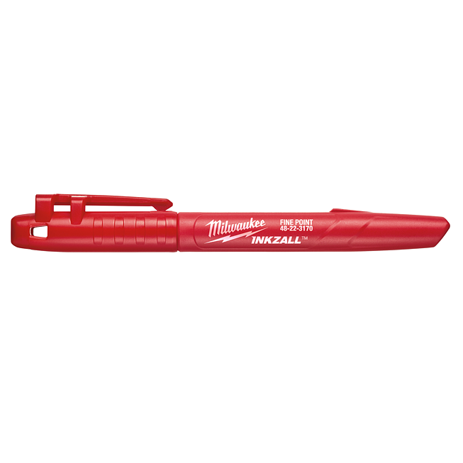 Milwaukee INKZALL feiner Permanentmarker rot