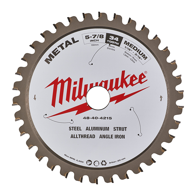 Milwaukee Kreiss&auml;geblatt f. Metall-Handkreiss&auml;gen 135/20