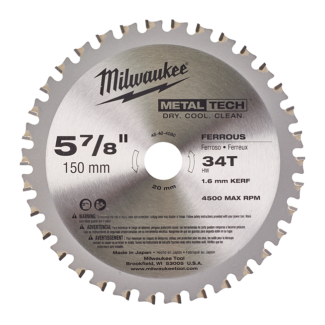 Milwaukee Kreiss&auml;geblatt f. Metall-Handkreiss&auml;gen 150/20