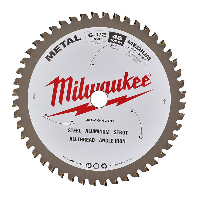 Milwaukee Kreiss&auml;geblatt f. Metall-Handkreiss&auml;gen 165/15,87