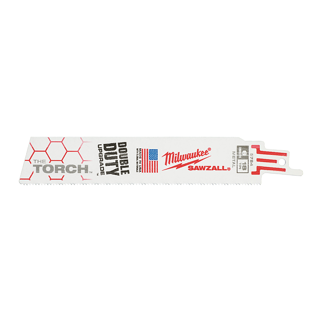 Milwaukee S&auml;bels&auml;geblatt Metall THE TORCH 150x1,4mm (18 TPI)