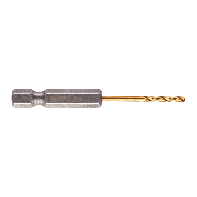 Milwaukee SHOCKWAVE MB HSS-G RED HEX Titan 1/4&quot; 2,0 x 59,5mm