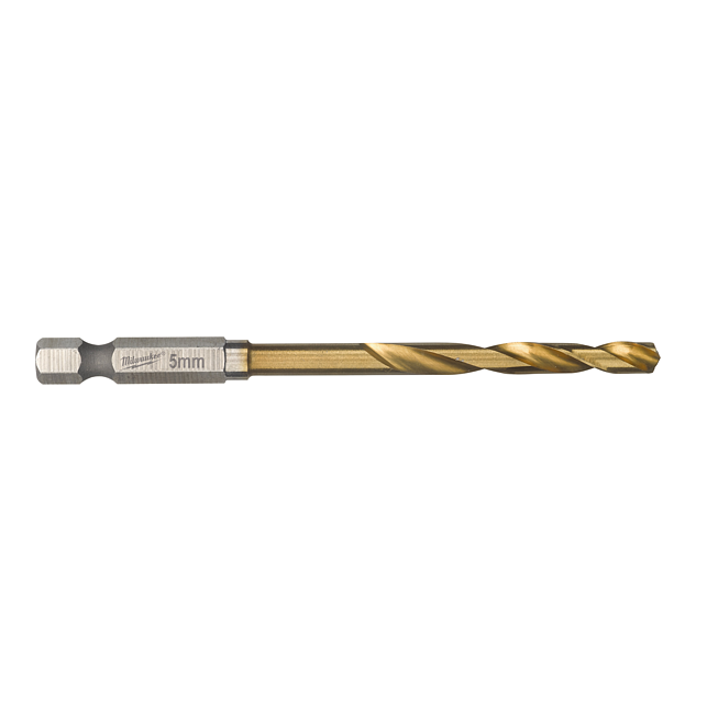 Milwaukee SHOCKWAVE MB HSS-G RED HEX Titan 1/4&quot; 5,0 x 93mm