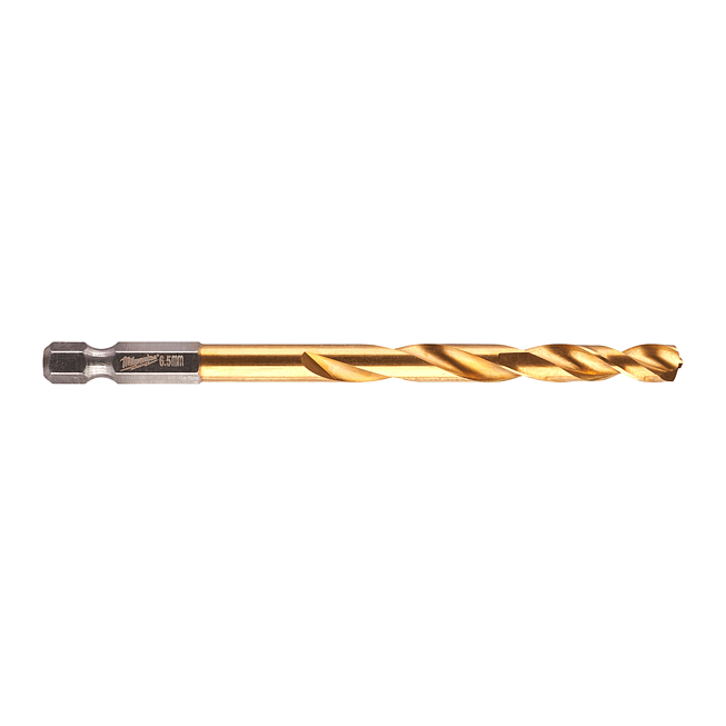 Milwaukee SHOCKWAVE MB HSS-G RED HEX Titan 1/4&quot; 6,5 x 107mm