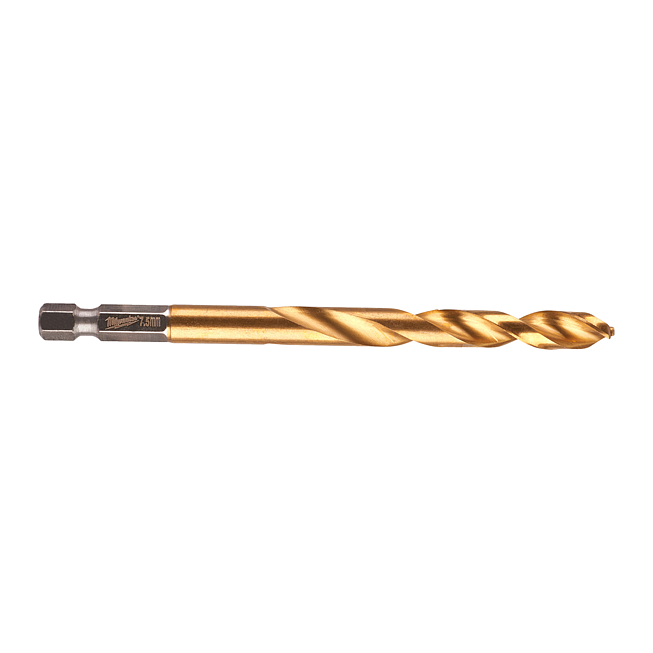 Milwaukee SHOCKWAVE MB HSS-G RED HEX Titan 1/4&quot; 7,5 x 110mm