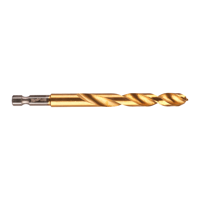 Milwaukee SHOCKWAVE MB HSS-G RED HEX Titan 1/4&quot; 9,0 x 117mm