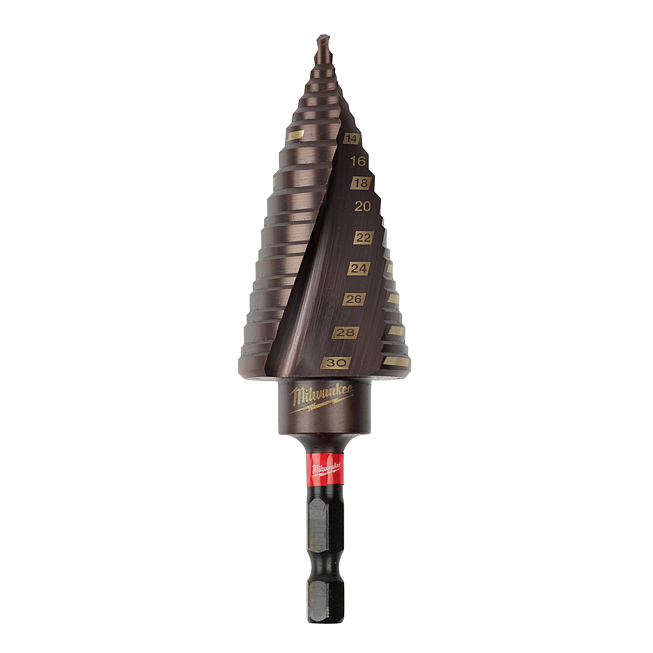 Milwaukee SHOCKWAVE Stufenbohrer 4 - 30mm, 2mm &amp; 3mm Stufen