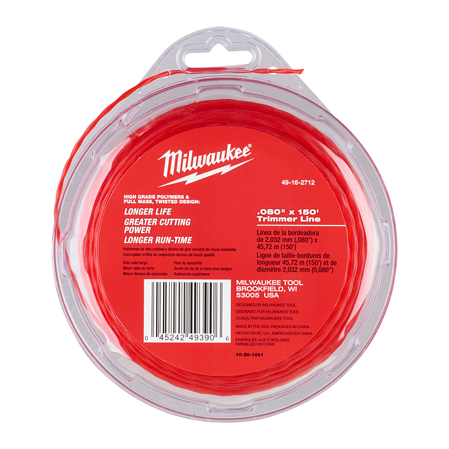 Milwaukee Schneidfaden 45 m, Fadenst&auml;rke 2,0 mm