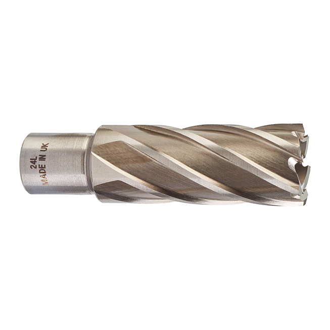 Milwaukee HSS Kernlochbohrer, lang 24 x 50 mm