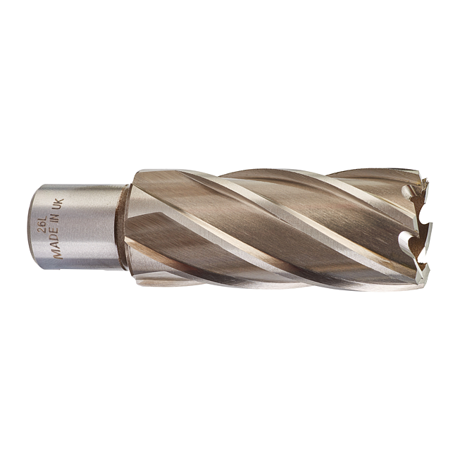 Milwaukee HSS Kernlochbohrer, lang 26 x 50 mm