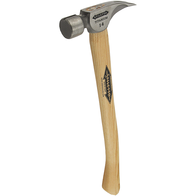 Milwaukee titanium hammer hickory handle