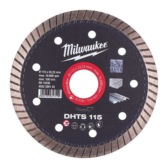 Milwaukee Diamanttrennscheibe DHTS 115 mm