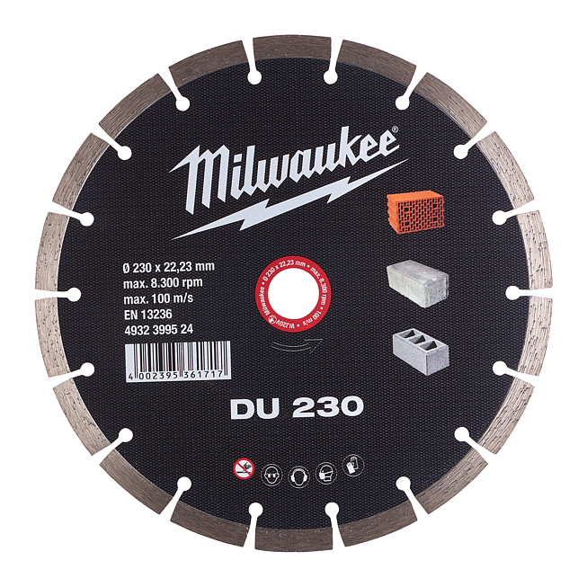 Milwaukee Diamanttrennscheibe DU 230 mm Universal