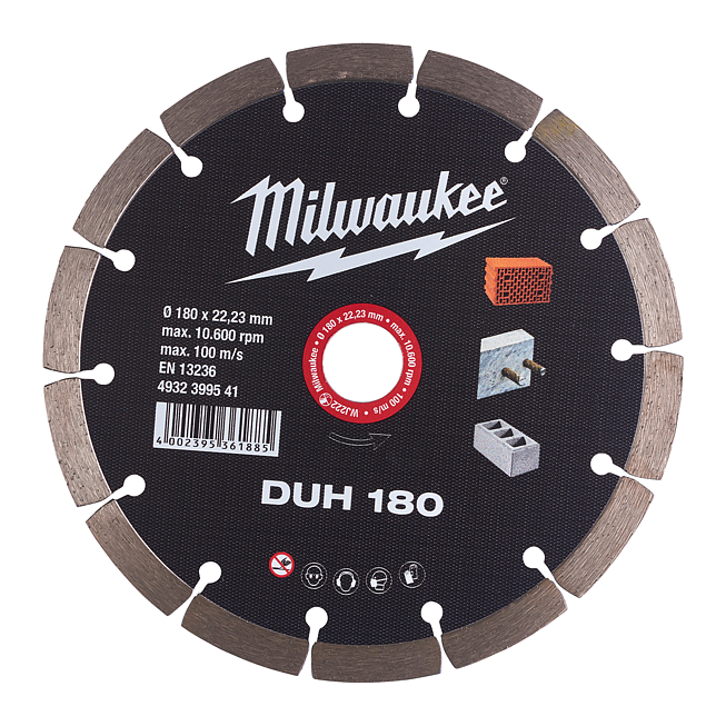 Milwaukee Diamanttrennscheibe DUH 180 mm