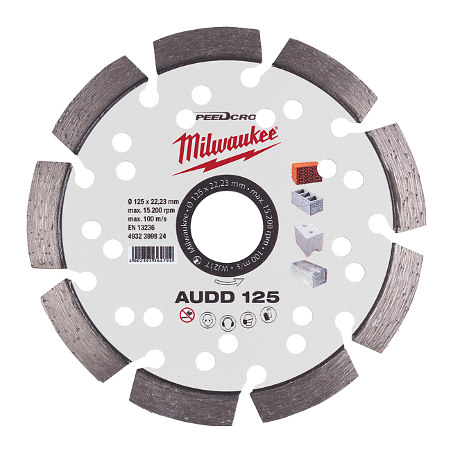 Milwaukee Speedcross Diamanttrennscheibe AUDD 125 mm