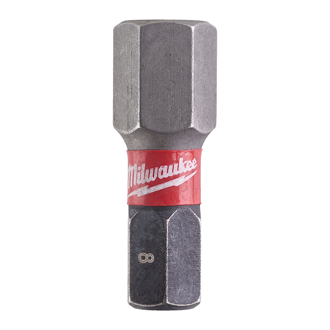Milwaukee Schrauberbit SHOCKWAVE Hex 8 / 25 mm