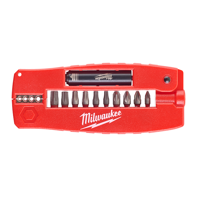 Milwaukee SHOCKWAVE Drive Guide Set 12-teilig mit PZ &amp; TX