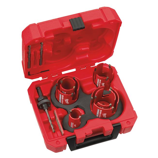 Milwaukee BIGHAWG Multimaterial-Lochs&auml;ge Set 10-teilig