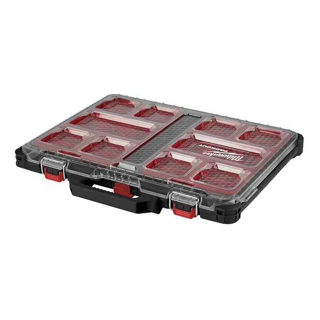 Milwaukee PACKOUT Organiser S inkl Sortierboxen 500x380x65mm