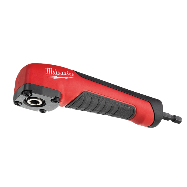 Milwaukee SHOCKWAVE Winkelschraubvorsatz RAA 1/4 + 10 Bits