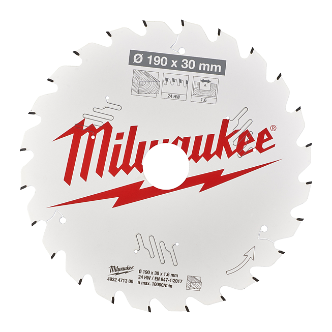 Milwaukee Kreiss&auml;geblatt Holz f. Handkreiss&auml;gen 190/30