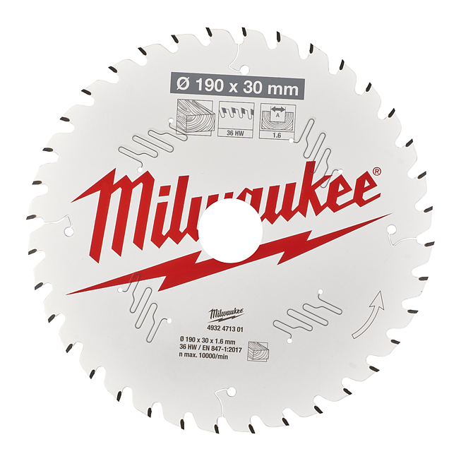 Milwaukee Kreiss&auml;geblatt Holz f. Handkreiss&auml;gen 190/30