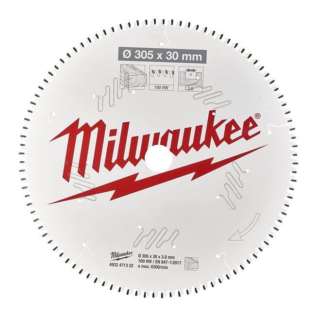 Milwaukee S&auml;geblatt Holz f. Kapp- &amp; Gehrungss&auml;gen 305/30