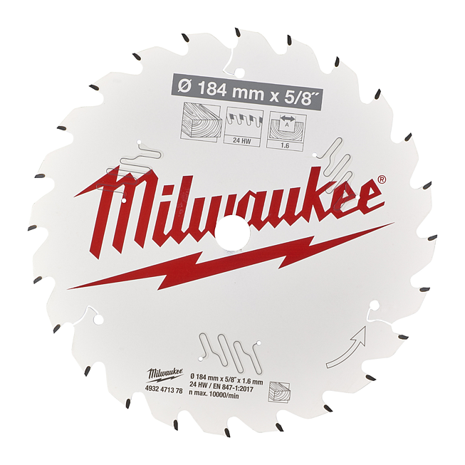 Milwaukee Kreiss&auml;geblatt Holz f. Handkreiss&auml;gen 184/15,87