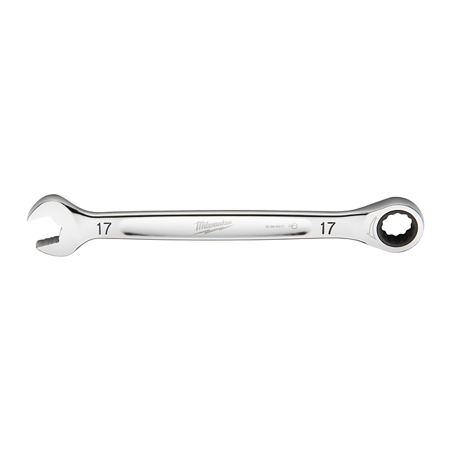 Milwaukee MAX BITE Ratschen-Ringmaulschl&uuml;ssel 17 mm