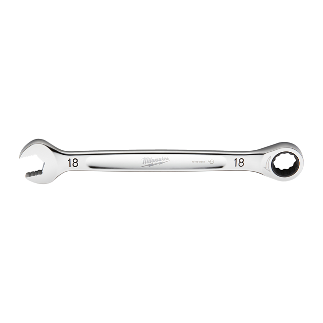 Milwaukee MAX BITE Ratschen-Ringmaulschl&uuml;ssel 18 mm