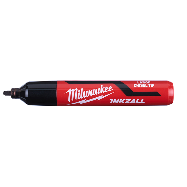 Milwaukee INKZALL Permanentmarker Keilspitze L schwarz