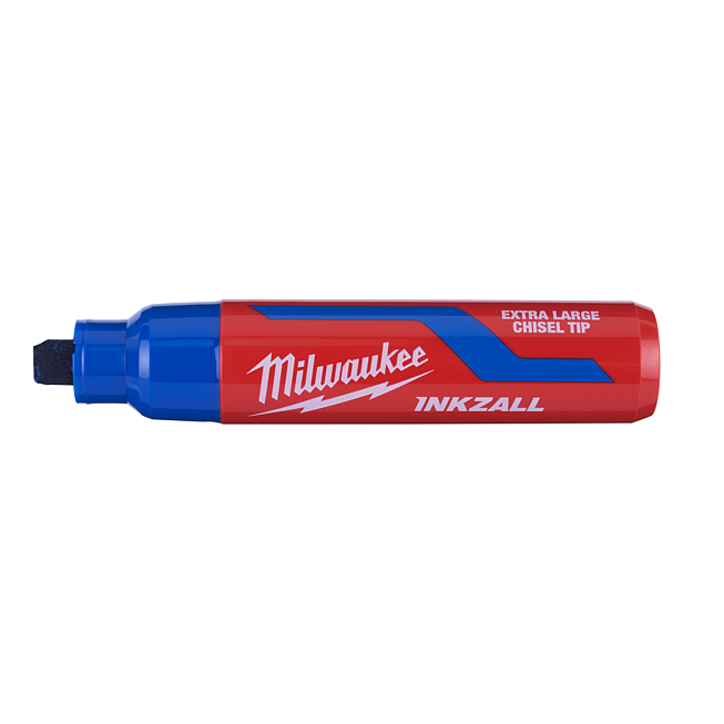Milwaukee INKZALL Permanentmarker Keilspitze XL blau