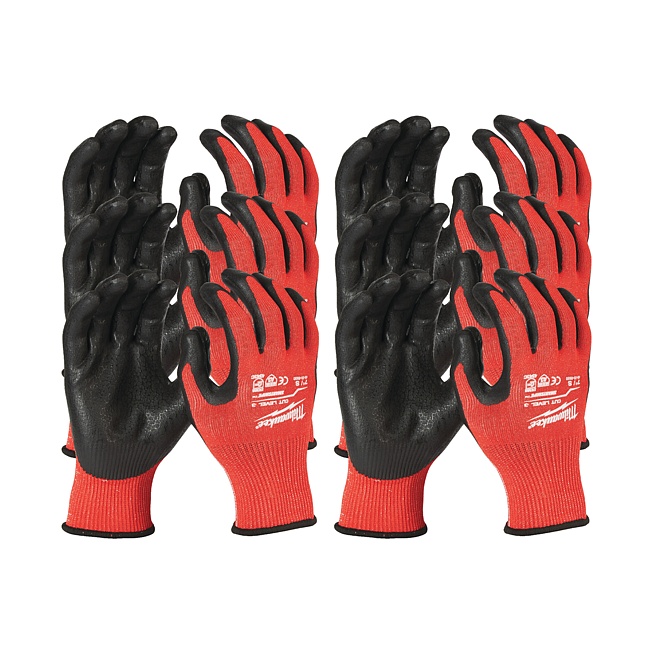 Milwaukee Schnittschutzhandschuhe Klasse 3/C 8 (M) 12 St