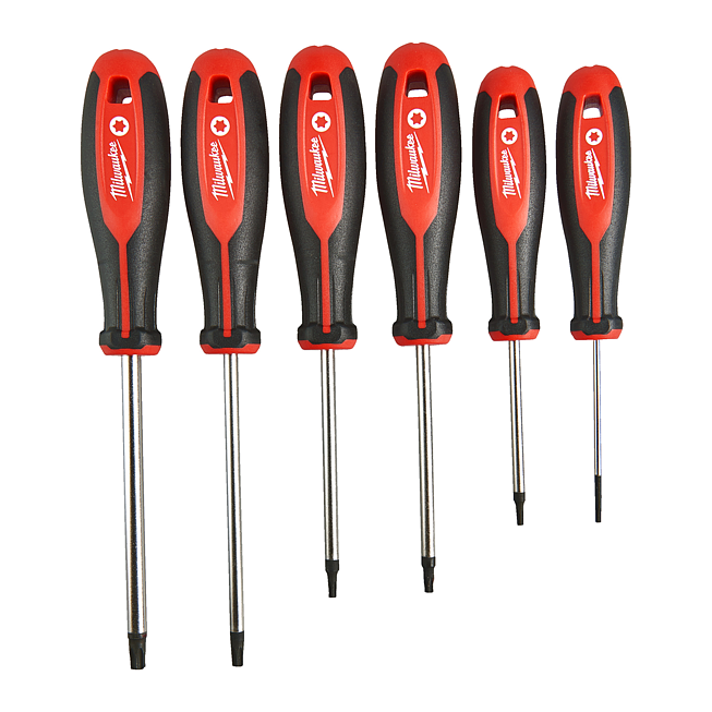Milwaukee Tournevis Tri-Lobe 6 pcs. set TX