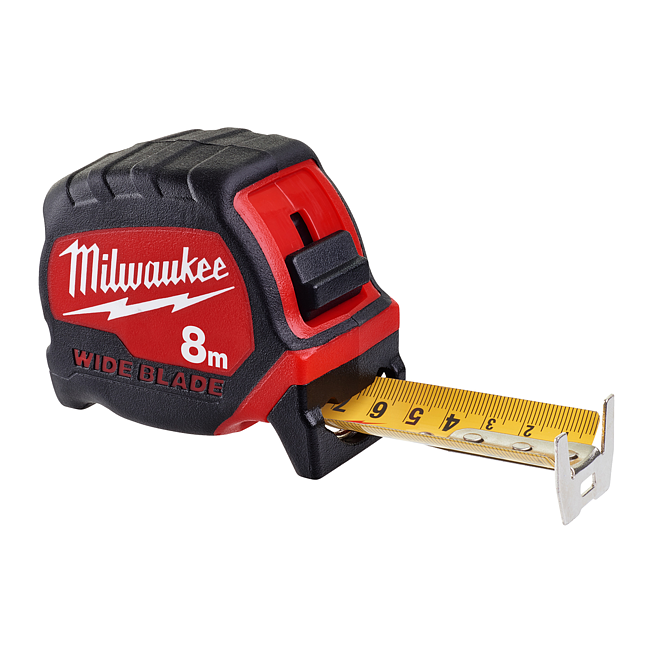Milwaukee Premium-Bandma&szlig; breit 8 m nicht-magnetisch, 33mm