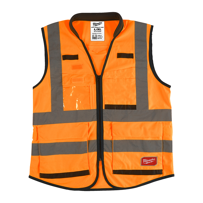 Milwaukee Premium Warnschutzweste orange Gr L/XL