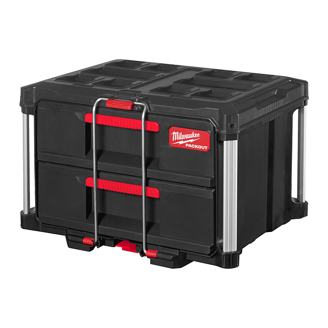Milwaukee PACKOUT Koffer mit 2 Schubladen 560 x 410 x 360 mm