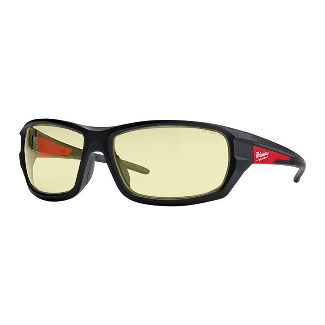 Milwaukee Performance Schutzbrille gelb