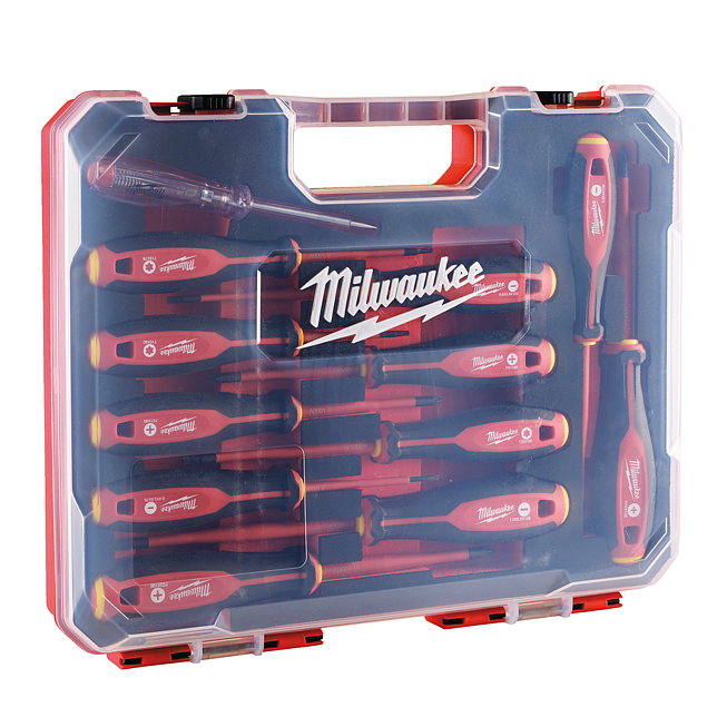 Milwaukee Tri-Lobe Schrauberdreher, VDE 12-tlg. Set
