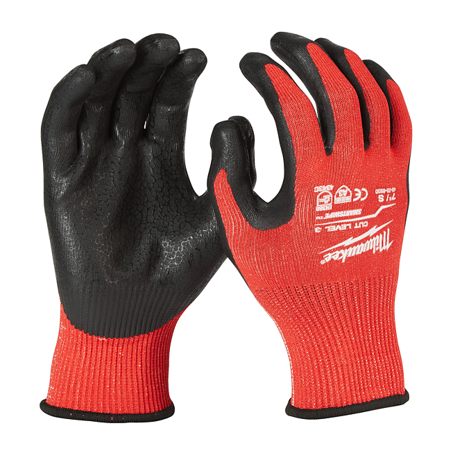 Milwaukee Schnittschutzhandschuhe Klasse 3/C 7 (S) 12 St
