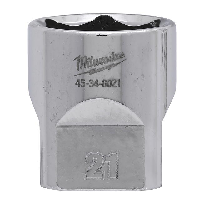 Milwaukee Steckschl&uuml;sseleinsatz 3/8&quot; 21 mm
