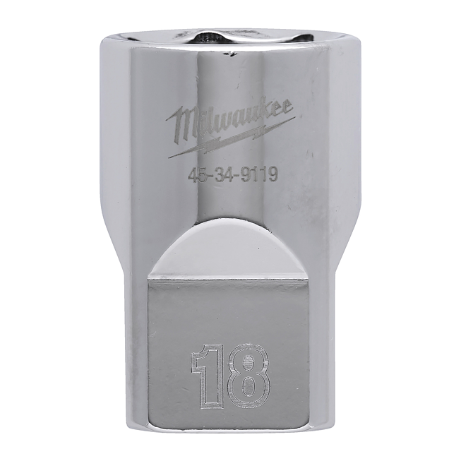 Milwaukee Steckschl&uuml;sseleinsatz 1/2&quot; 18 mm