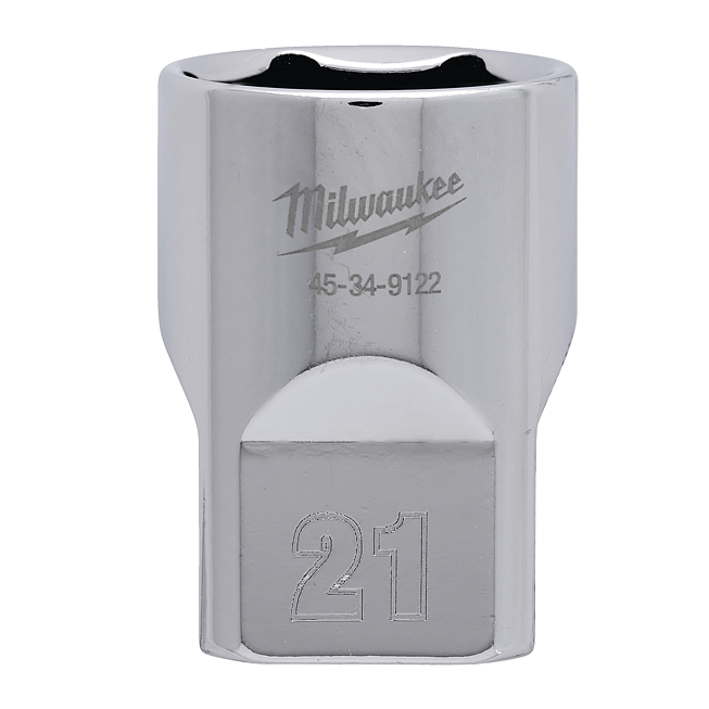 Milwaukee Steckschl&uuml;sseleinsatz 1/2&quot; 21 mm